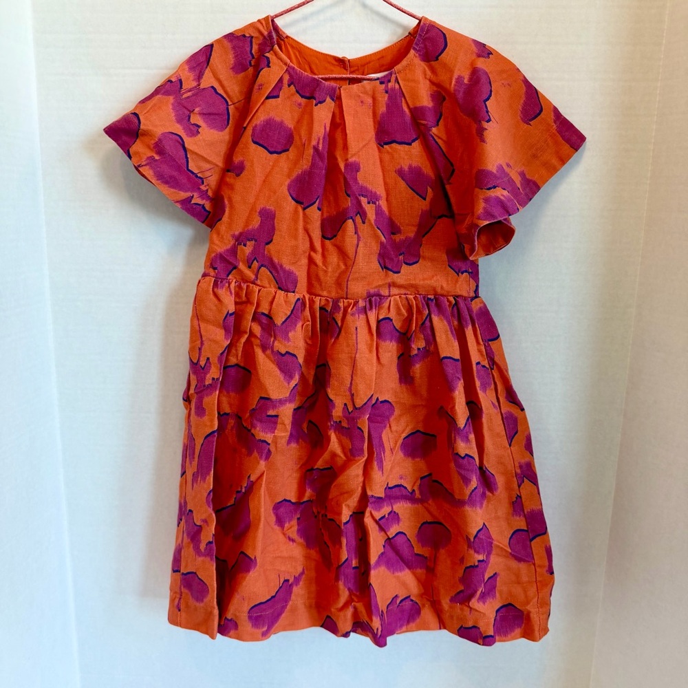 Reiss Orange and Purple Kids Casual Dress lightly used